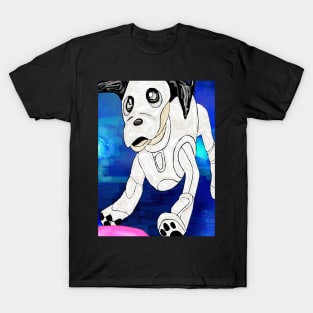 Playing Aibo Robot puppy T-Shirt